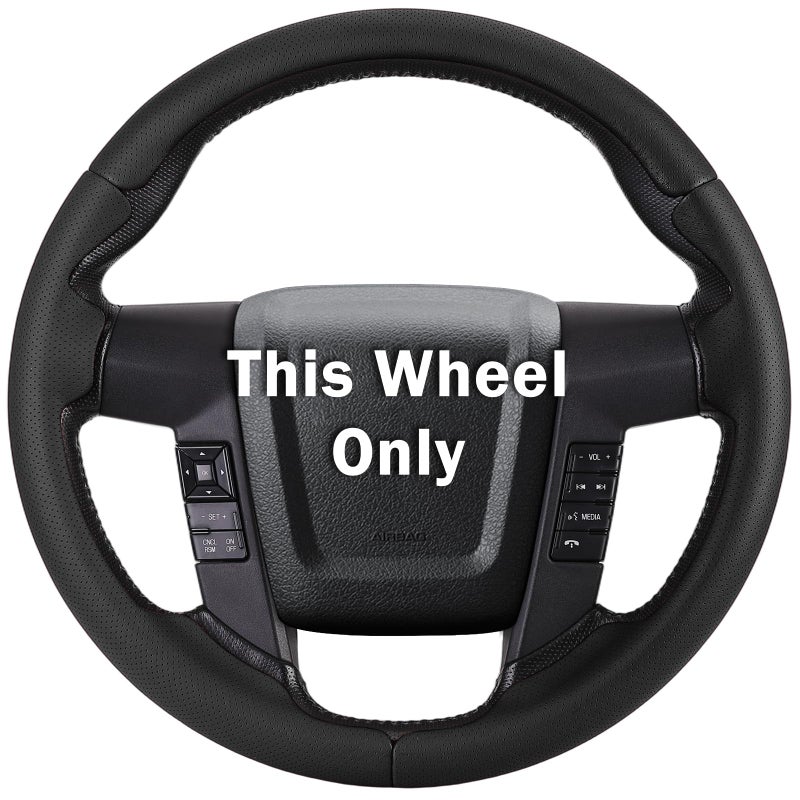 Steering Wheel Cover for Ford F150 20092014 Ford Expedition 20152017 Car Steering Wheel Cover Protector Accessories for Ford Black